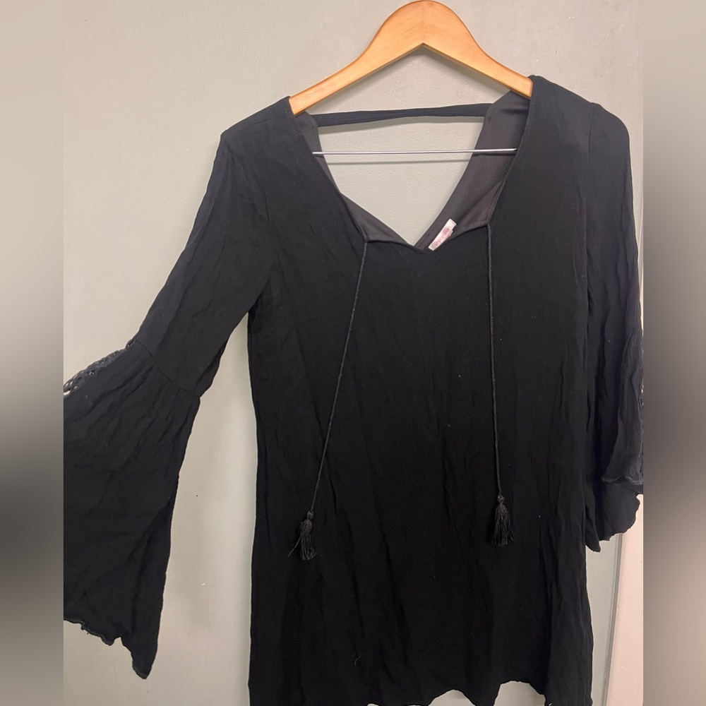 Black Boho dress
